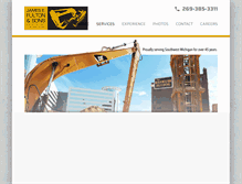 Tablet Screenshot of fultonexcavating.com